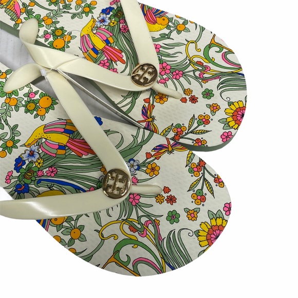 Tory Burch Floral Sandals - Multicolor - Picture 9 of 9